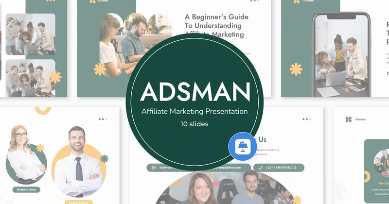 Adsman Affiliate Marketing Keynote PowerPoint Template