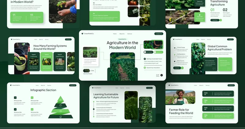 Agriculture Modern PowerPoint Template