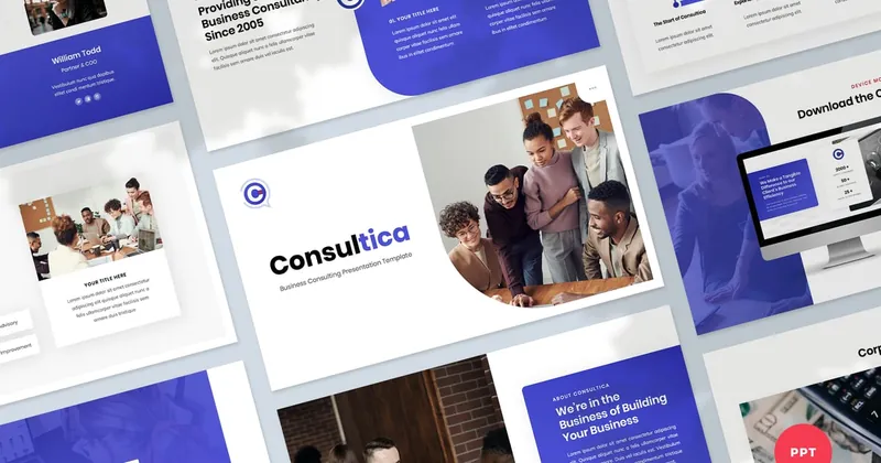 Business Strategy PowerPoint Template for Corporate Use