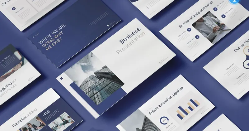 Business Keynote PowerPoint Template preview thumbnail