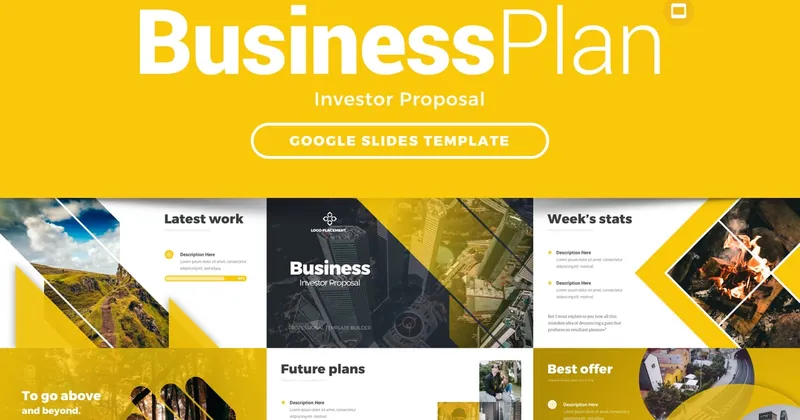 Business Plan Investor PowerPoint Template