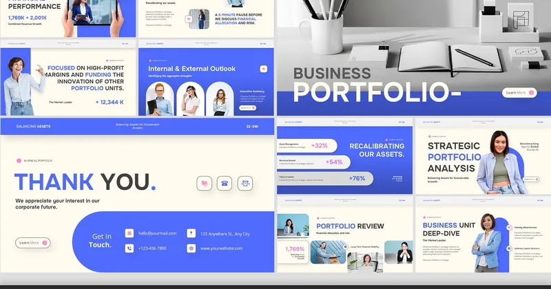 Business Portfolio Keynote PowerPoint Template