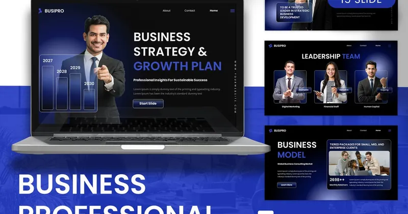 Business Professional Keynote PowerPoint Template