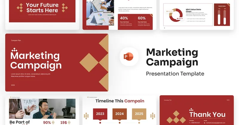Campaign Business Marketing PowerPoint Template