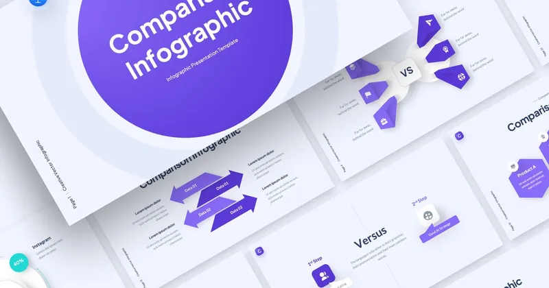 Comparison Infographic Keynote PowerPoint Template