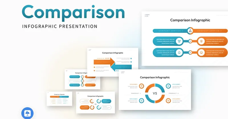 Comparison Presentation Keynote PowerPoint Template