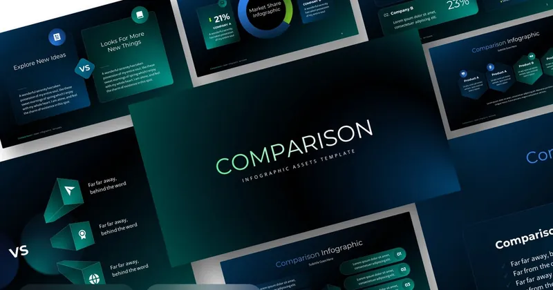 Comparison Infographics Keynote PowerPoint Template