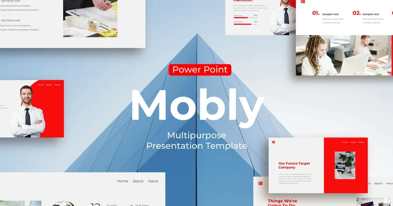 Corporate PPT PowerPoint Template