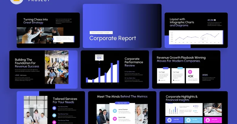 Corporate Report PowerPoint Template