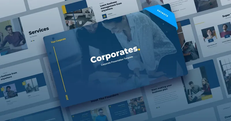 Corporates Keynote Presentation PowerPoint Template
