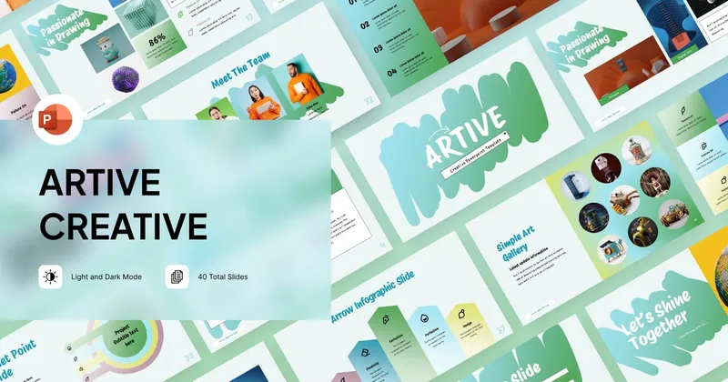 Creative Design PowerPoint Template for Modern Pitches