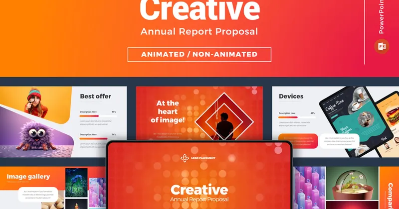 Creative Design PowerPoint Template for Modern Pitches