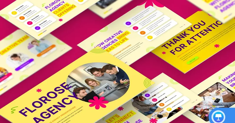 Creative Agency PowerPoint template