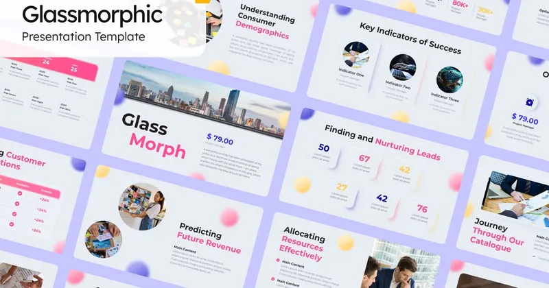 Creative Glassmorphic PowerPoint Template