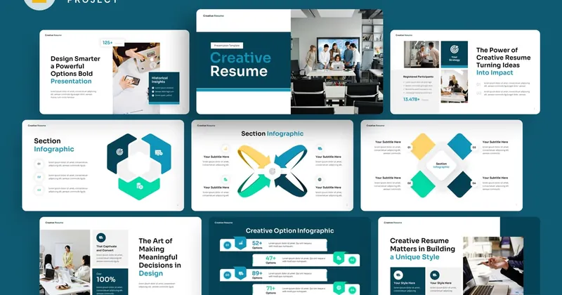 Creative Resume PowerPoint Template