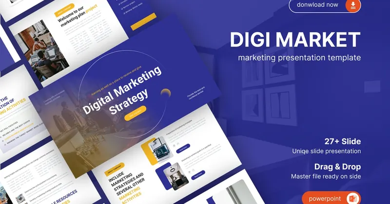 Digital Marketing PowerPoint Template