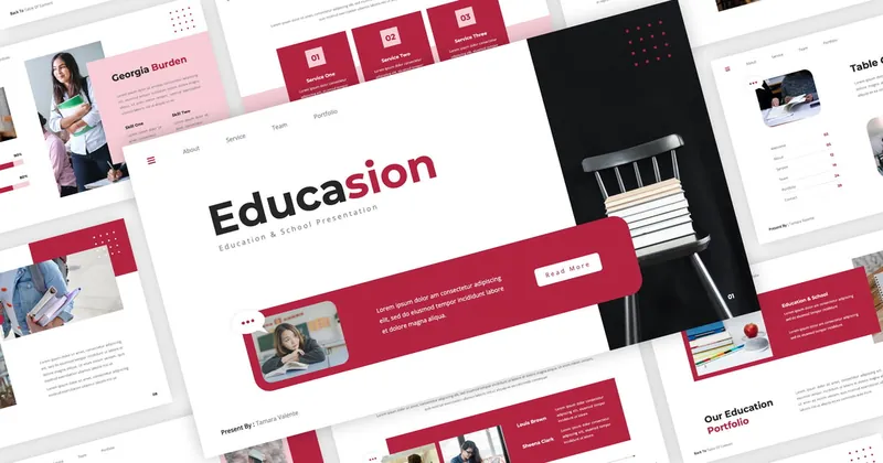Educasion & School PowerPoint Template