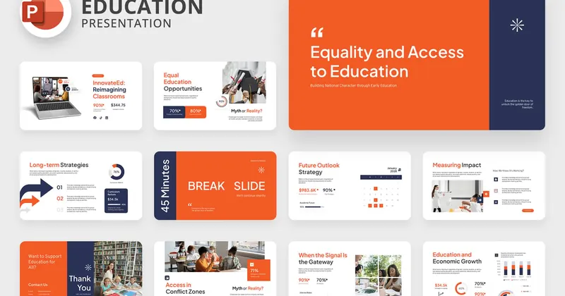 Education PowerPoint Template for Teaching