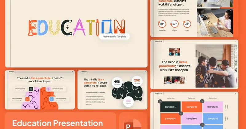 Education PowerPoint Template for Teaching