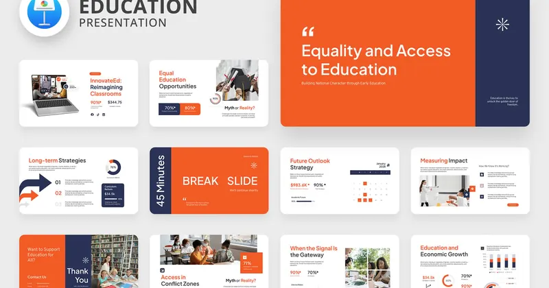 Education PowerPoint Template for Teaching
