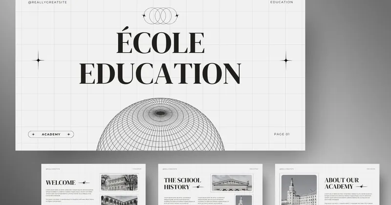 Education PowerPoint Template for Teaching