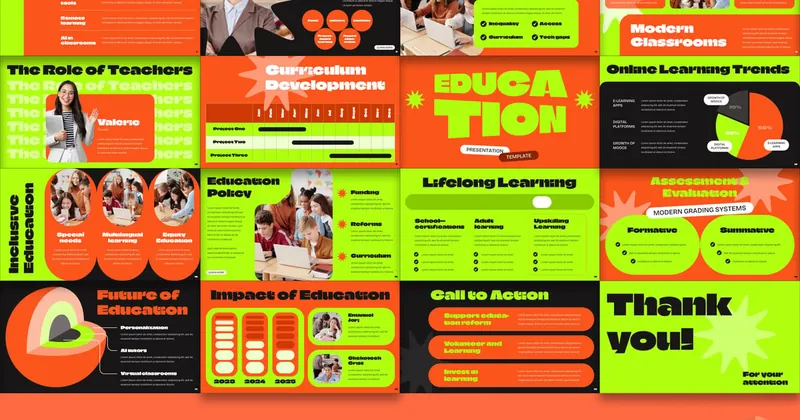 Education PowerPoint Template for Teaching