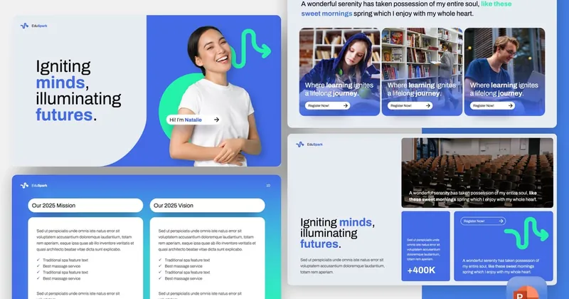 Education PowerPoint Template for Teaching
