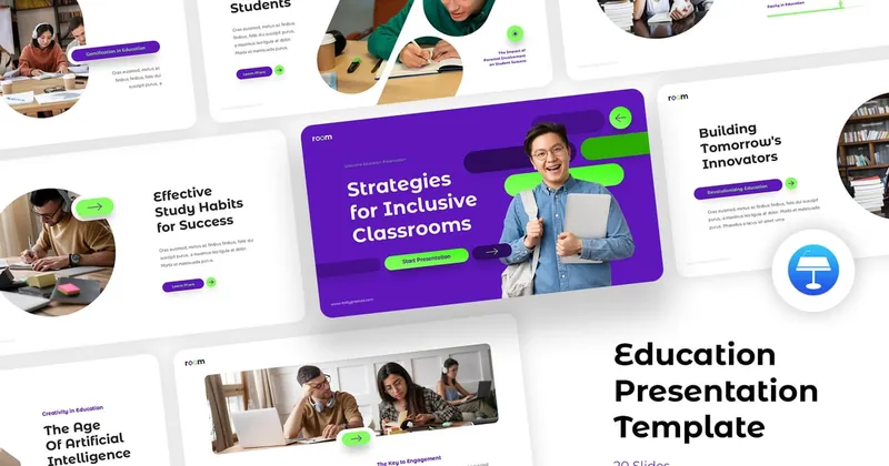 Education Creative PowerPoint Template