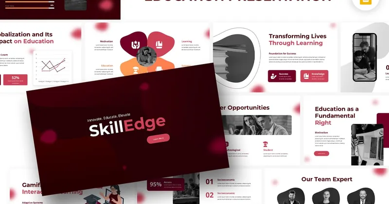Education Creative PowerPoint Template
