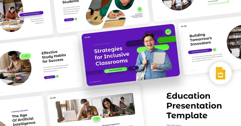 Education Creative PowerPoint Template