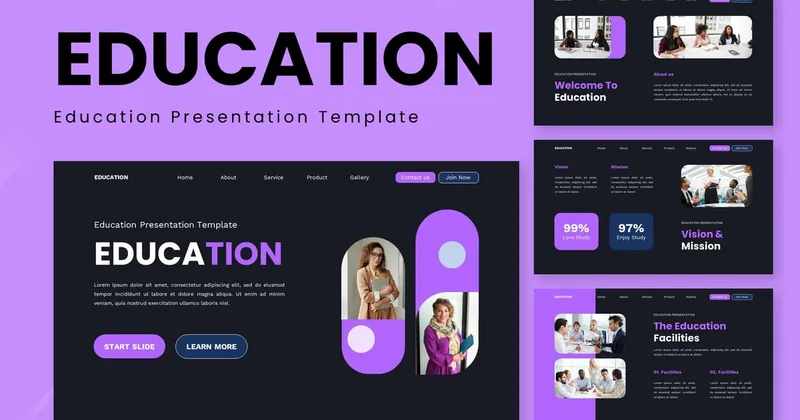 Education Keynote PowerPoint Template