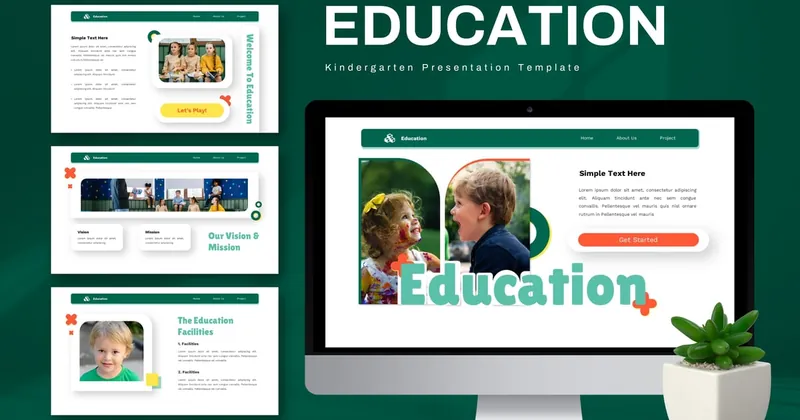 Education Kindergarten Keynote PowerPoint Template