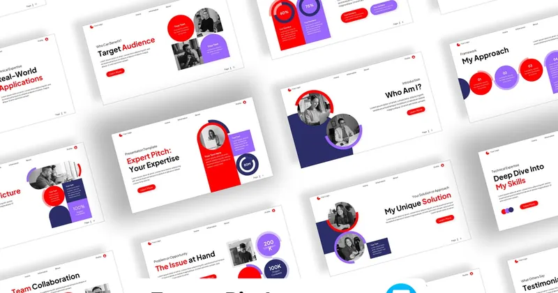 Expert Professional Pitch PowerPoint Template