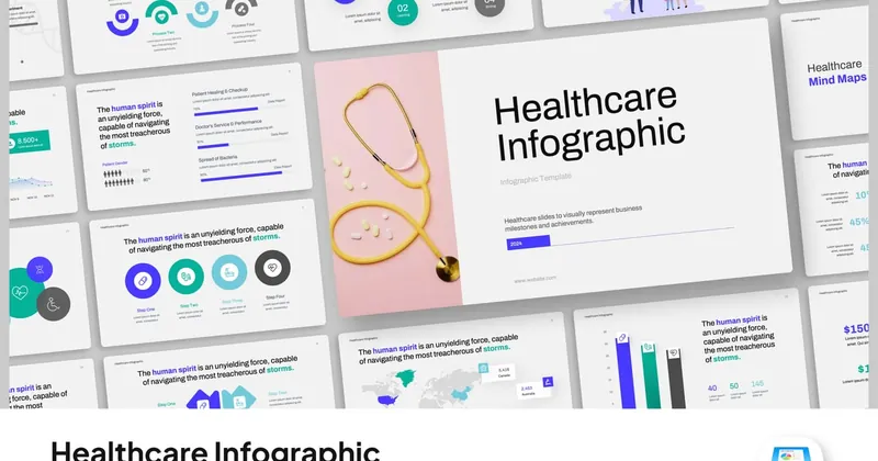 Healthcare Infographic Keynote PowerPoint Template