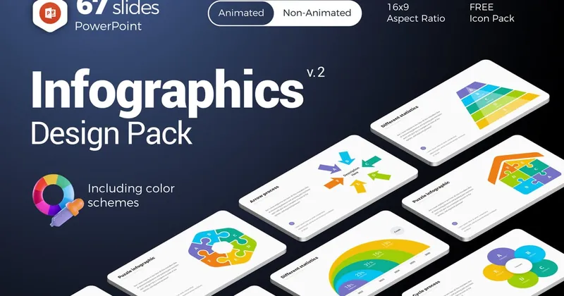 Infographic PowerPoint Template for Data Visualization