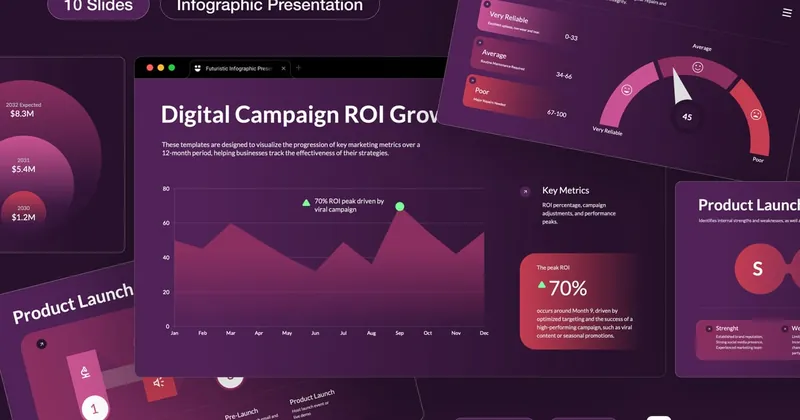 Infographic Presentation PowerPoint Template