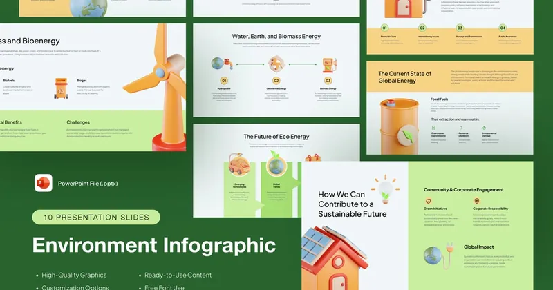 Infographic Presentation PowerPoint Template