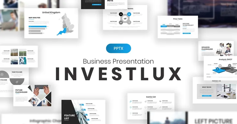 Investlux Business Presentation PowerPoint Template