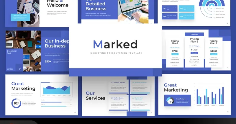 Marketing PowerPoint Template for Campaigns