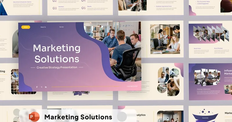 Marketing PowerPoint Template for Campaigns