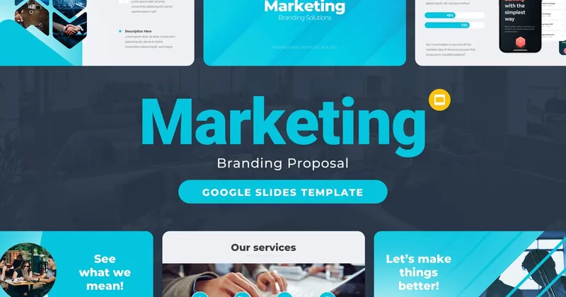 Marketing Branding Solutions PowerPoint Template