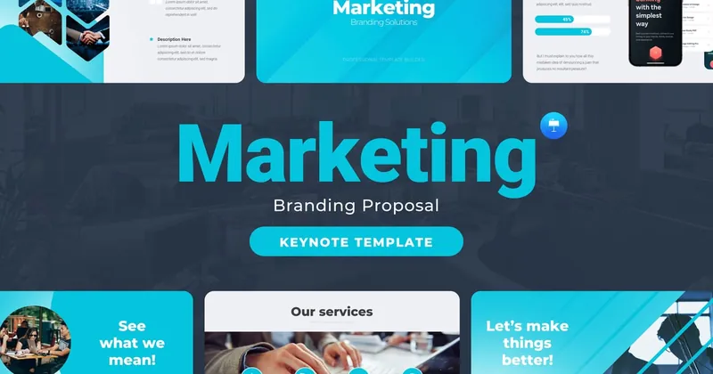 Marketing Branding Solutions PowerPoint Template