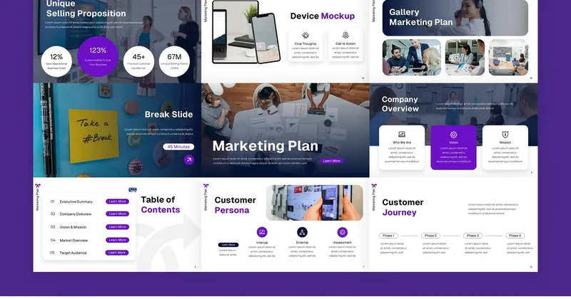 Marketing Plan PowerPoint Template