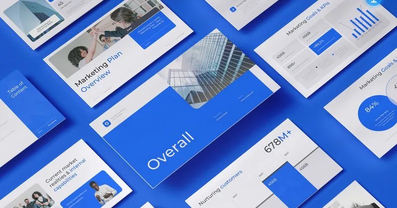 Marketing Plan Keynote PowerPoint Template