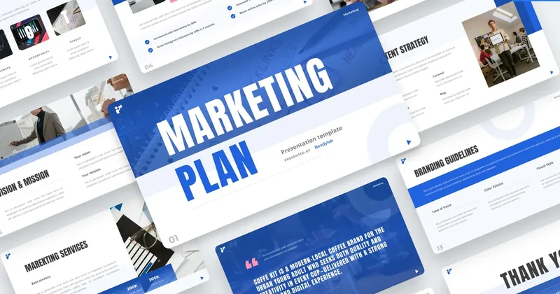 Marketing Plans Keynote PowerPoint Template