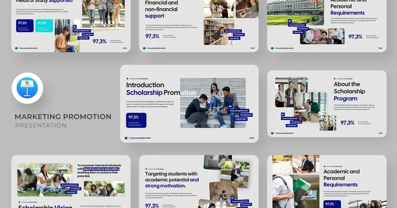 Marketing Promotion Keynote PowerPoint Template
