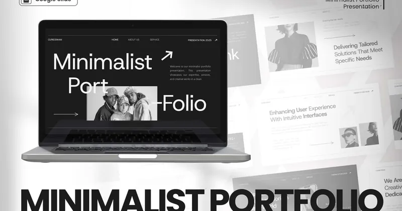 Minimal Portfolio PowerPoint Template