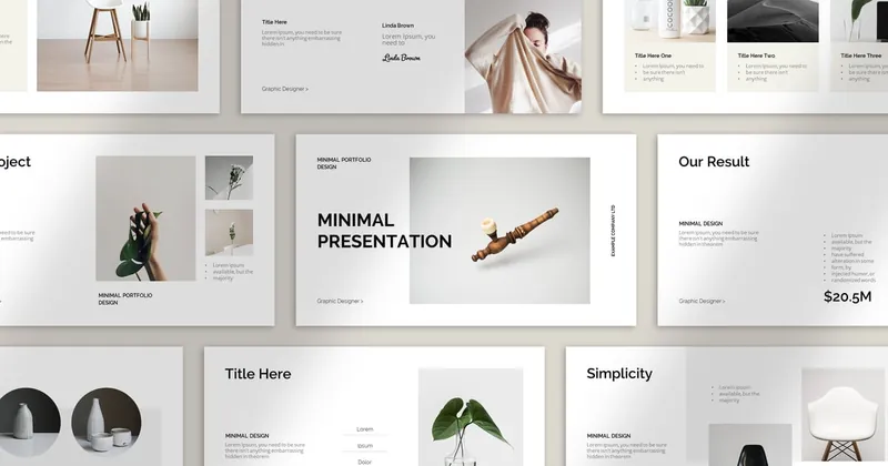 Minimal Presentation PowerPoint Template