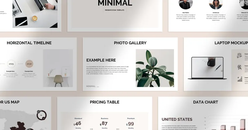 Minimal Presentation PowerPoint Template