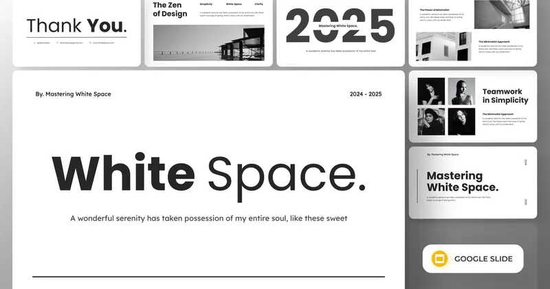 Minimalist PowerPoint Template for Clean Pitches